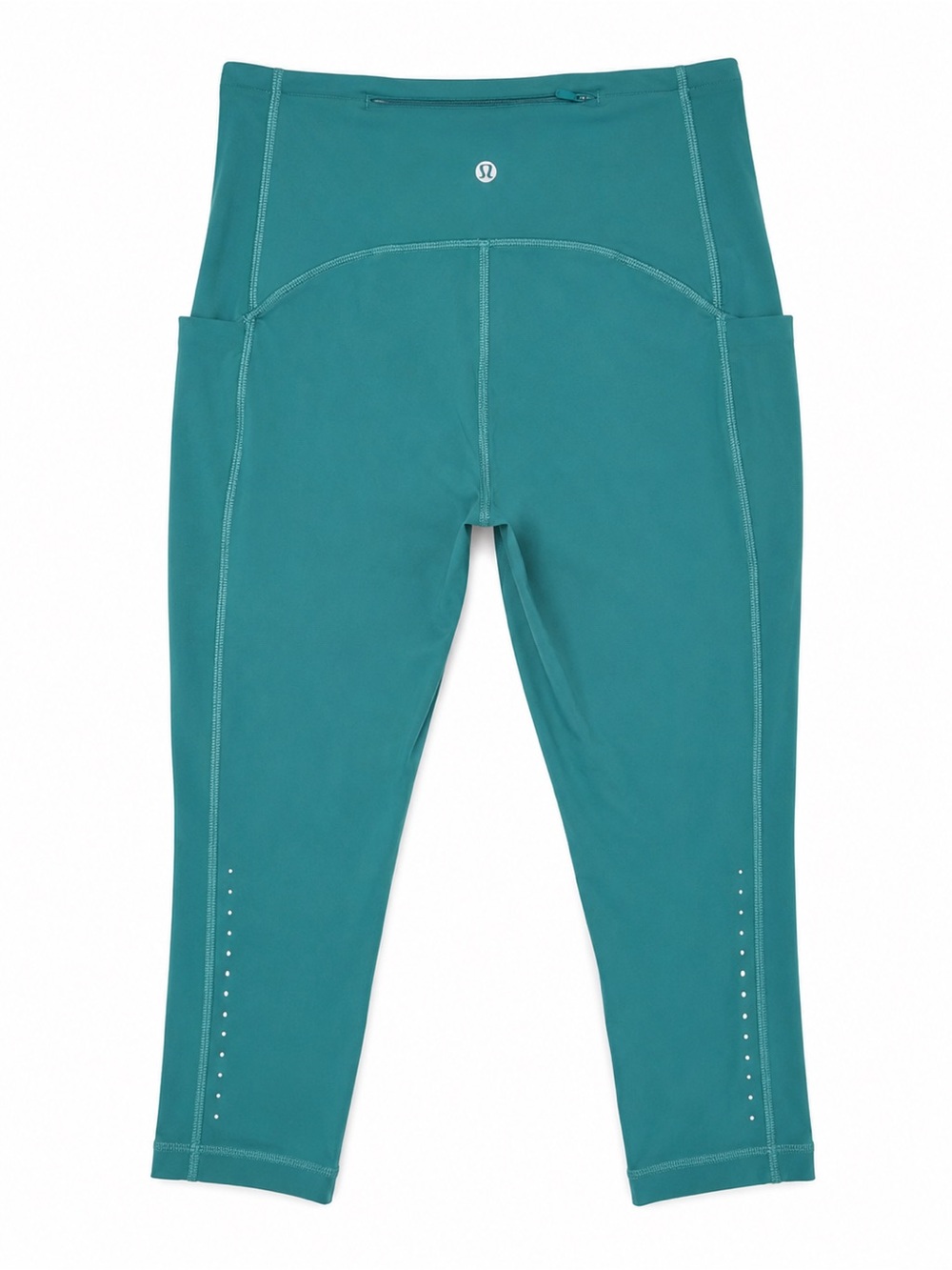 Lululemon Swift Speed High‎ Rise Crop Yoga Pilates Coastal Activewear Sz 8